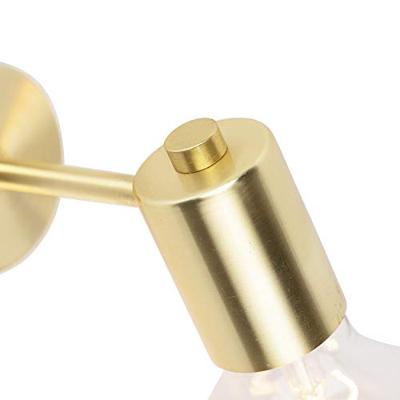 QAZQA Art deco wandlamp goud - Facil