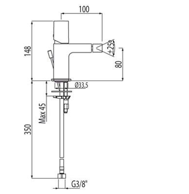 Loft Tres Bidetmengkraan 20012002D