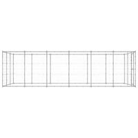 Hondenkennel 21,78 m² gegalvaniseerd staal - thumbnail