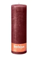 Stompkaars rustiek shine d10h30cm velvet red - thumbnail