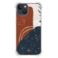 iPhone 13 mini shockproof hoesje - Abstract terracotta - thumbnail