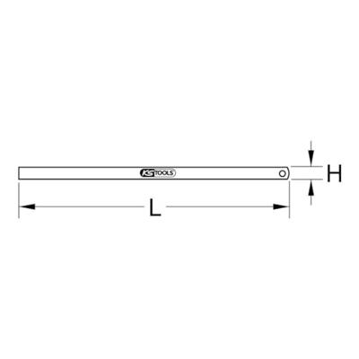 KS Tools 300.0103 3000103 Duimstok Verenstaal