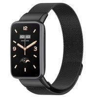By Qubix - Milanese bandje - Zwart - Compatible met Xiaomi Smart Band 7 Pro - Compatible Xiaomi bandje - thumbnail