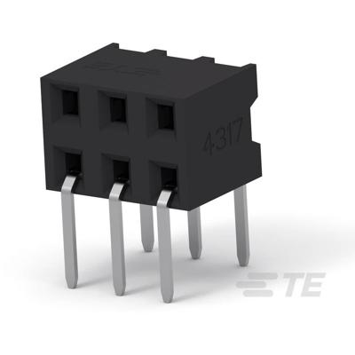 TE Connectivity 2314924-6 Female header, inbouw (standaard) Inhoud: 1 stuk(s) Tape on Full reel