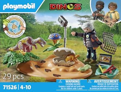 Playmobil 71526 Dinos Stegosaurusnest met Eierdief