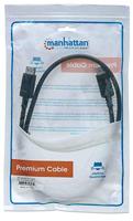 Manhattan 306935-CG DisplayPort-kabel DisplayPort Aansluitkabel DisplayPort-stekker, DisplayPort-stekker 1.00 m Zwart - thumbnail