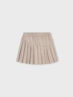 Mayoral winter rok meisjes - bruin - gebreid - geplooid - thumbnail