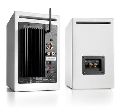Audioengine HD6 Draadloze Luidsprekers met Bluetooth - 150W actieve boekenplankluidsprekers voor desktopmonitor en muzieksysteem voor thuis met aptX-HD Bluetooth (Wit, Paar)