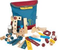 Small Foot houten gereedschap met riem - thumbnail