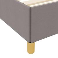 Bedframe met matras Taupe 120 x 190 cm Stof - thumbnail