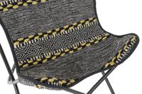 Armstoel DKD Home Decor Geel Wit Zwart Multicolour Ijzer 74 x 65 x 90 cm - thumbnail
