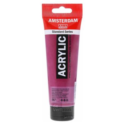 Royal Talens Amsterdam Acrylverf 120 ml - Permanentrood Violet 567