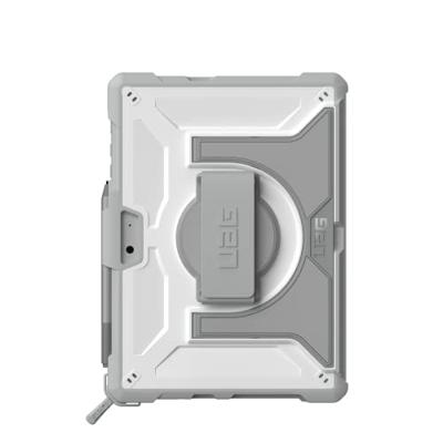 Urban Armor Gear Plasma Healthcare Handstrap & Kickstand Case Back cover Wit, Grijs Tabletcover - thumbnail