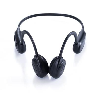 Silvergear® Bone Conduction-Sportkoptelefoon | Bluetooth 5.0 | IPX6 Waterdichte Sportkoptelefoon | 6 Uur Speeltijd | Voor Sport, Luisteren en Fietsen | Open-ear sportkoptelefoon | Zwart