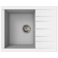 Spoelbak - SMC hars - Effen wit - Inbouw - STRADOUR - Cube 1C XS - 62 x 50 cm - thumbnail