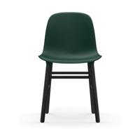Normann Copenhagen Form eetkamerstoel Green vierpoot zwart eikenhout - thumbnail