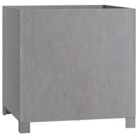 Plantenbakken met poten 2 st roestig 50x50x50 cm cortenstaal - thumbnail