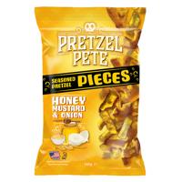 Pretzel Pete - Honey Mustard & Onion Pretzel Pieces - 160g - thumbnail