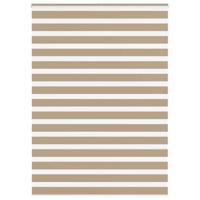 VidaXL Zebra blind 160x200 cm stofbreedte 155,9 cm polyester zandbruin - thumbnail
