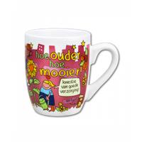 Cartoonmok Vrouw Hoe ouder hoe mooier - thumbnail