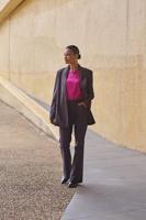 Flair check trousers - multi color - 13175 - thumbnail