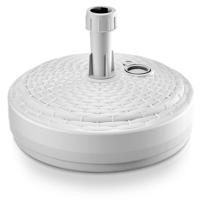 Parasolvoet Wit Polyrattan Optiek Ø39cm - thumbnail