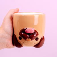 Ondersteboven dierenmok - Mopshond - thumbnail