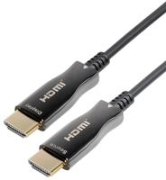 Maxtrack C 508-15 ML HDMI-kabel HDMI Aansluitkabel HDMI-A-stekker, HDMI-A-stekker 15.00 m Zwart 4K UHD - thumbnail