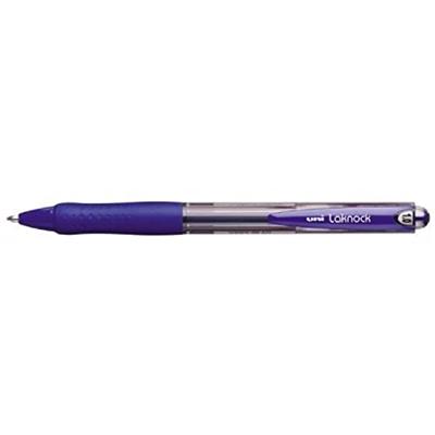 Uni-ball balpennen Laknock schrijfbreedte 0,4 mm, schrijfpunt: 1 mm, medium punt, blauw Uni-ball balpennen Laknock schrijfbreedte 0,4 mm, schrijfpunt: 1 mm, medium punt, blauw