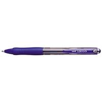 Uni-ball balpennen Laknock schrijfbreedte 0,4 mm, schrijfpunt: 1 mm, medium punt, blauw - thumbnail