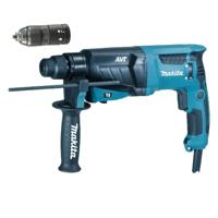 Makita hr2631ftj combihamer verwisselbare boorkop met stofafzuigset | sds-plus - hr2631ftj - thumbnail