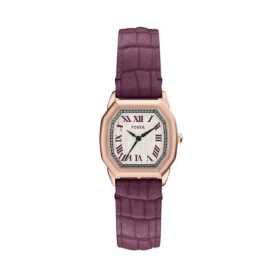 Horlogeband Fossil ES5428 Leder Paars 16mm Horlogeband Fossil ES5428 Leder Paars 16mm