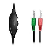 LogiLink Stereo Headset Earphones with Microphone Bedraad Hoofdband Oproepen/muziek Zwart - thumbnail