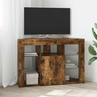 Hoek LED TV Kast Gerookt eiken 105 x 40 x 68 cm Bewerkt hout - thumbnail