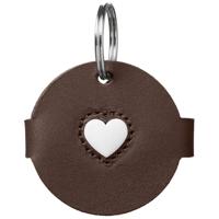 HUNTER Hanger hondenmerk-etui Love kleur bruin, maat S - thumbnail