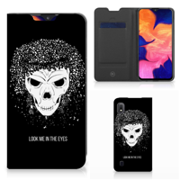 Mobiel BookCase Samsung Galaxy A10 Skull Hair - thumbnail
