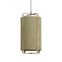 Light & Living Hanglamp 'Sendai' Jute en Bamboe, 32cm, kleur Groen - thumbnail