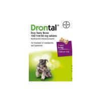 Drontal Dog Tasty 150/144/50 mg ontwormingsmiddel hond 2 tabletten - thumbnail