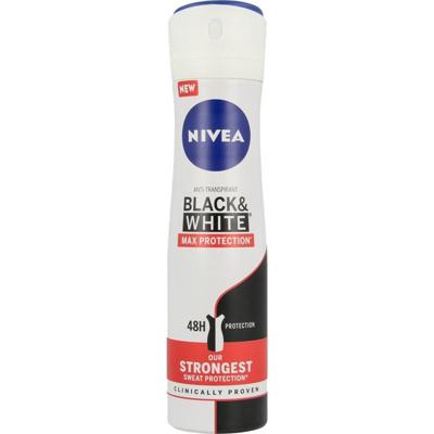 Nivea Deodorant spray black & white max protection (150 ml)