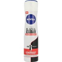 Nivea Deodorant spray black & white max protection (150 ml) - thumbnail
