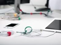 HellermannTyton Klittenband kabelbinder Om te bundelen Haak- en lusdeel (l x b) 200 mm x 12.5 mm Groen 10 stuk(s) - thumbnail