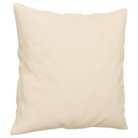 3-delige Loungeset met kussens microvezelstof beige - thumbnail