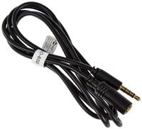 goobay Hoofdtelefoon en audio AUX verlengkabel, 4-pin 3.5mm slim - thumbnail