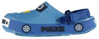 XQ Gardenwear tuinklompen politie junior rubber blauw - thumbnail