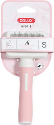 ZOLUX ANAH SLICKERBORSTEL ROZE / WIT S 7,5X3,5X16,5 CM ZOLUX ANAH SLICKERBORSTEL ROZE / WIT S 7,5X3,5X16,5 CM