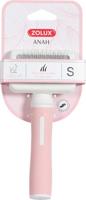 ZOLUX ANAH SLICKERBORSTEL ROZE / WIT S 7,5X3,5X16,5 CM - thumbnail