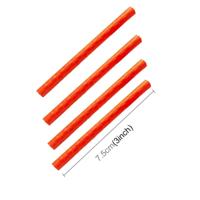 OQSPORT 12 stuks fietswiel sprak Reflector reflecterende Mount Clip Tube waarschuwing licht Strip(Orange) - thumbnail