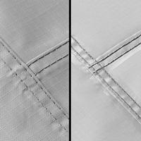 Proplus xl fietshoes - 210d oxford ripstop - lichtgrijs - 2 fietsen - e-bikes - thumbnail