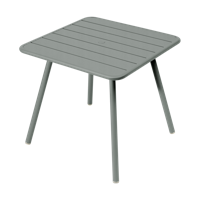 Fermob Luxembourg tuintafel vierpoot 80x80 cm Lapilli Grey - thumbnail
