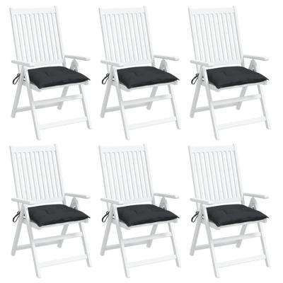 VidaXL Palletkussens 6 st 50x50x7 cm oxford stof zwart VidaXL Palletkussens 6 st 50x50x7 cm oxford stof zwart